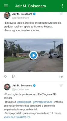 Bolsonaro Presidente 2020 android App screenshot 1